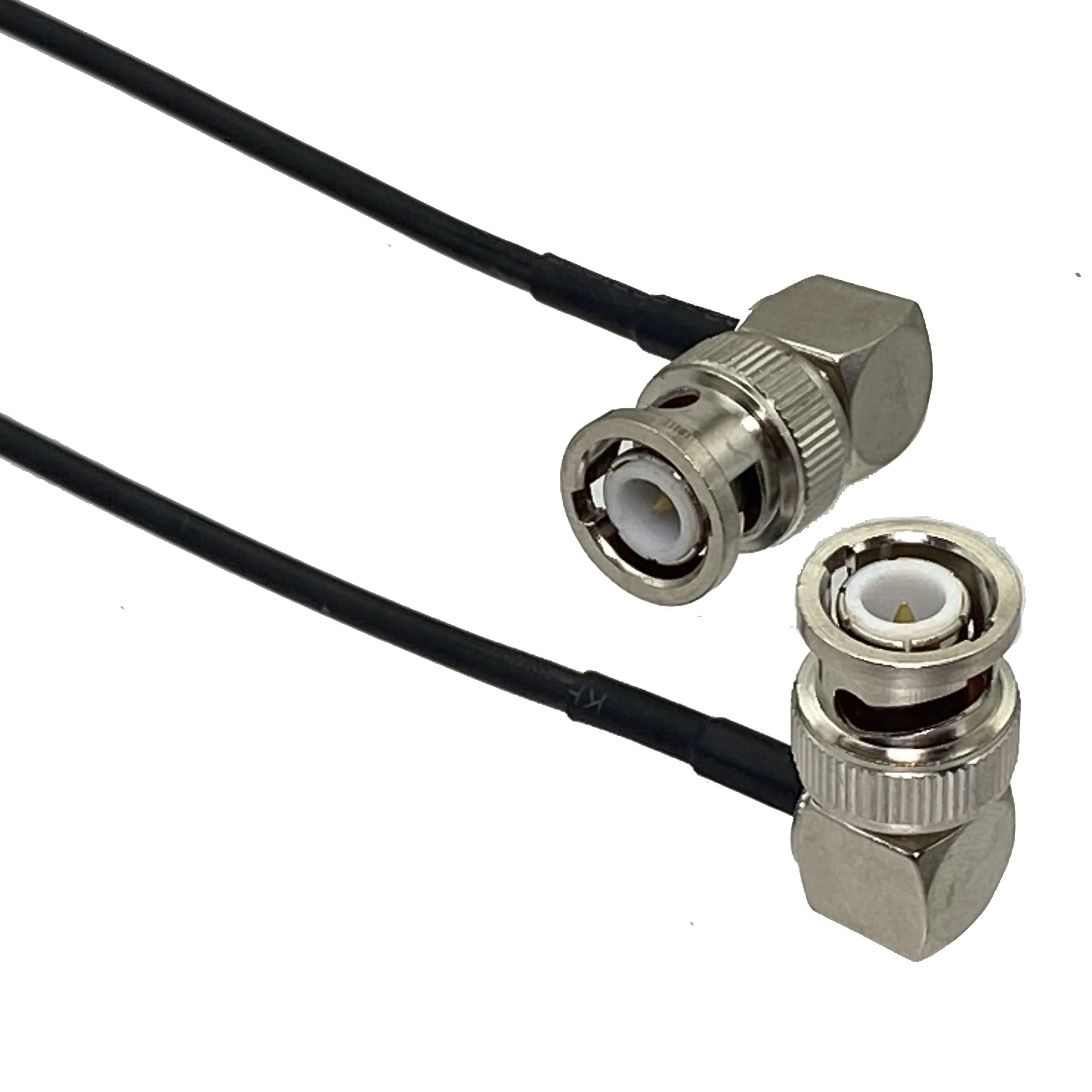 Jumper Wire Kit - RG174 BNC-Stecker RA auf BNC-Stecker rechtwinklig,