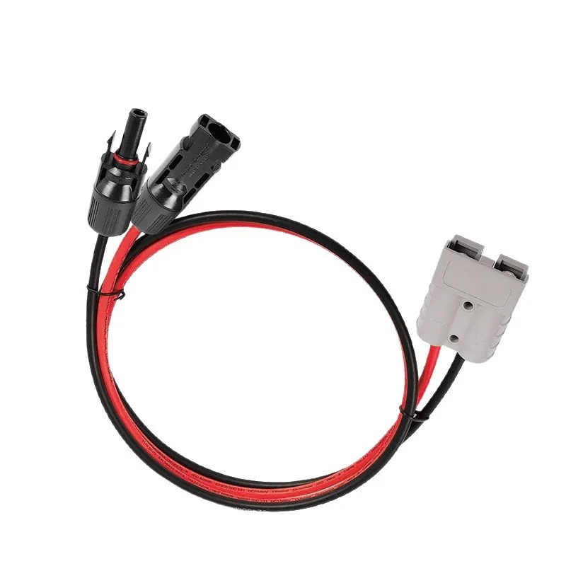 Ipex Connector - 12AWG 50A Hochleistungs-Solarpanel-Adapterkabel Wetterfeste Stecker/Buchsen zum