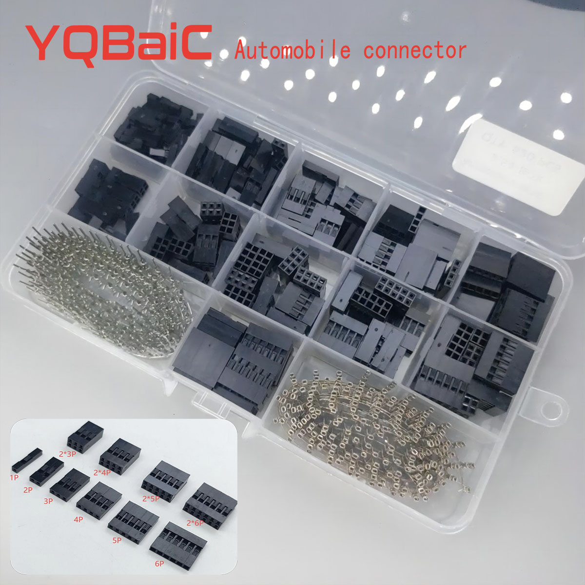 Jumper Wire Kit - 200 Stück/Box 2,54mm Rastermaß JST SM/Dupont