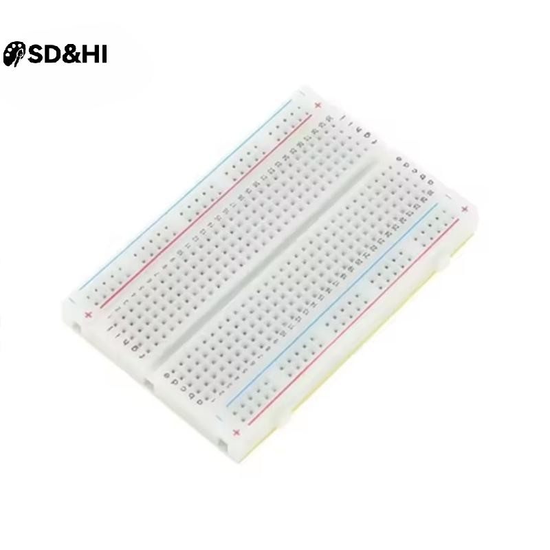 Breadboard 400 Point - 400 Kontaktpunkte Lötfreies PCB-Steckbrett Mini Universal-Testprotoboard