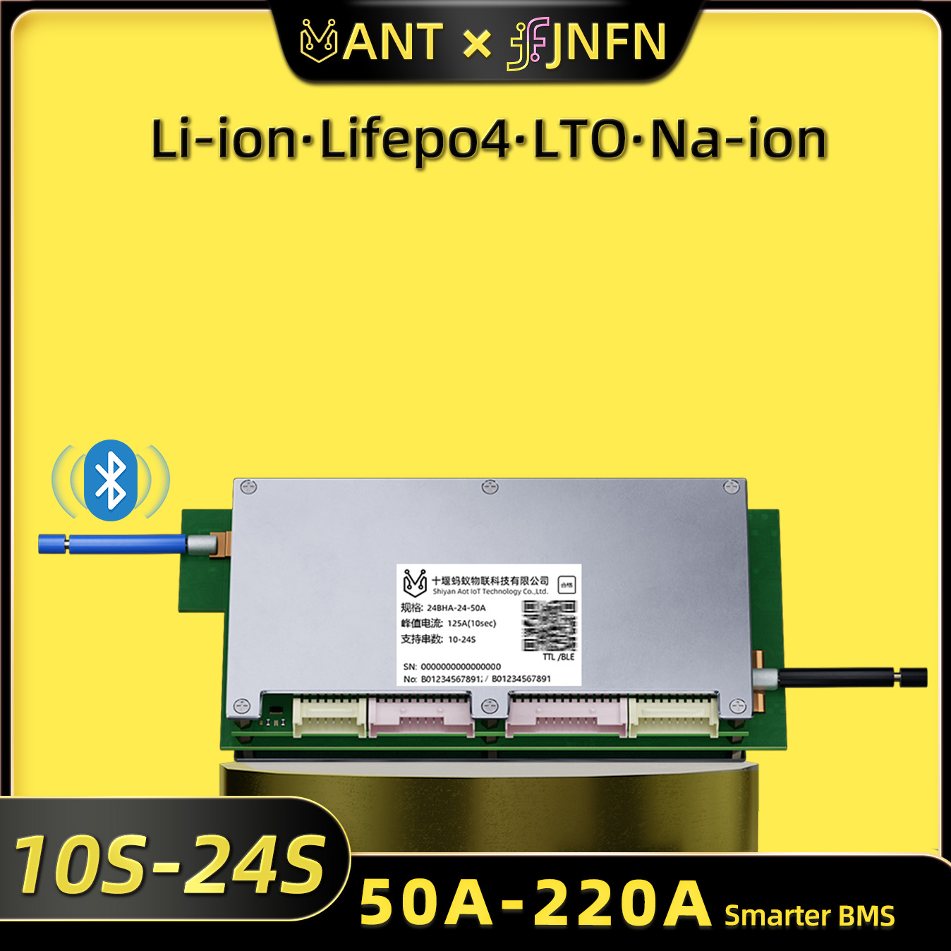 Proto Board - Ant BMS Smart 10S bis 24S