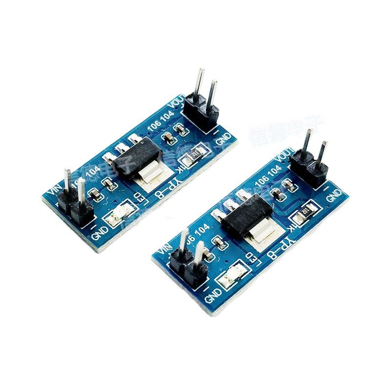 Ams1117 Module - AMS1117-3.3V/5V Leistungsmodul, gelötet, Stiftleiste, Step-Down-Spannungsregler-Leistungsplatine