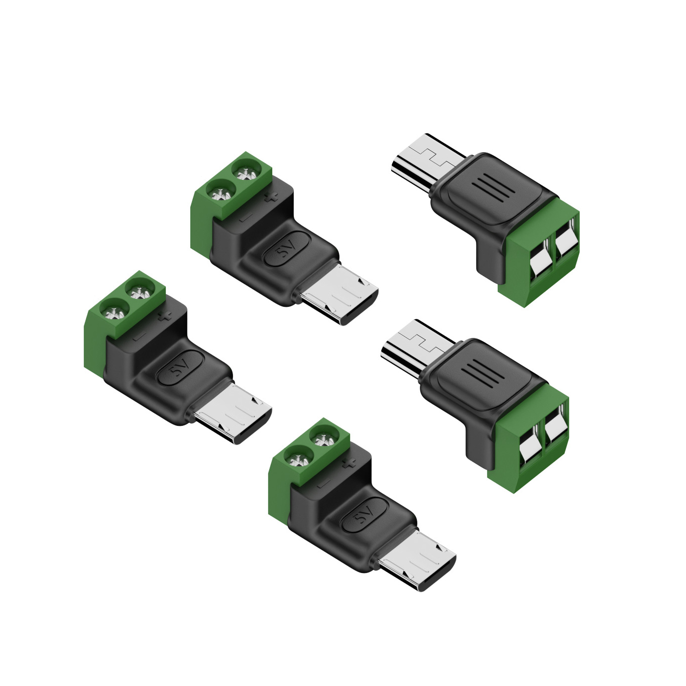 Screw Terminal Block - 5PCS 2-Pin Schraube Terminal zu Micro
