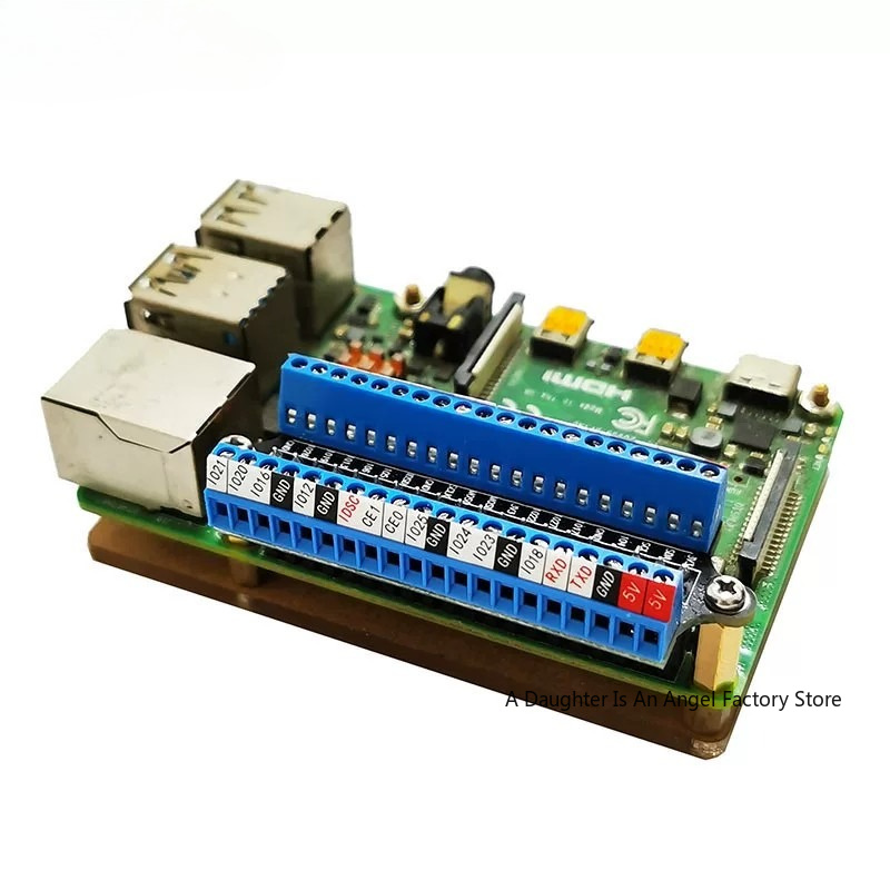 Screw Terminal Block - für GPIO-Schraubklemmen-Erweiterungsplatine, Schraubklemmen-Modulplatine für 4B/3B+