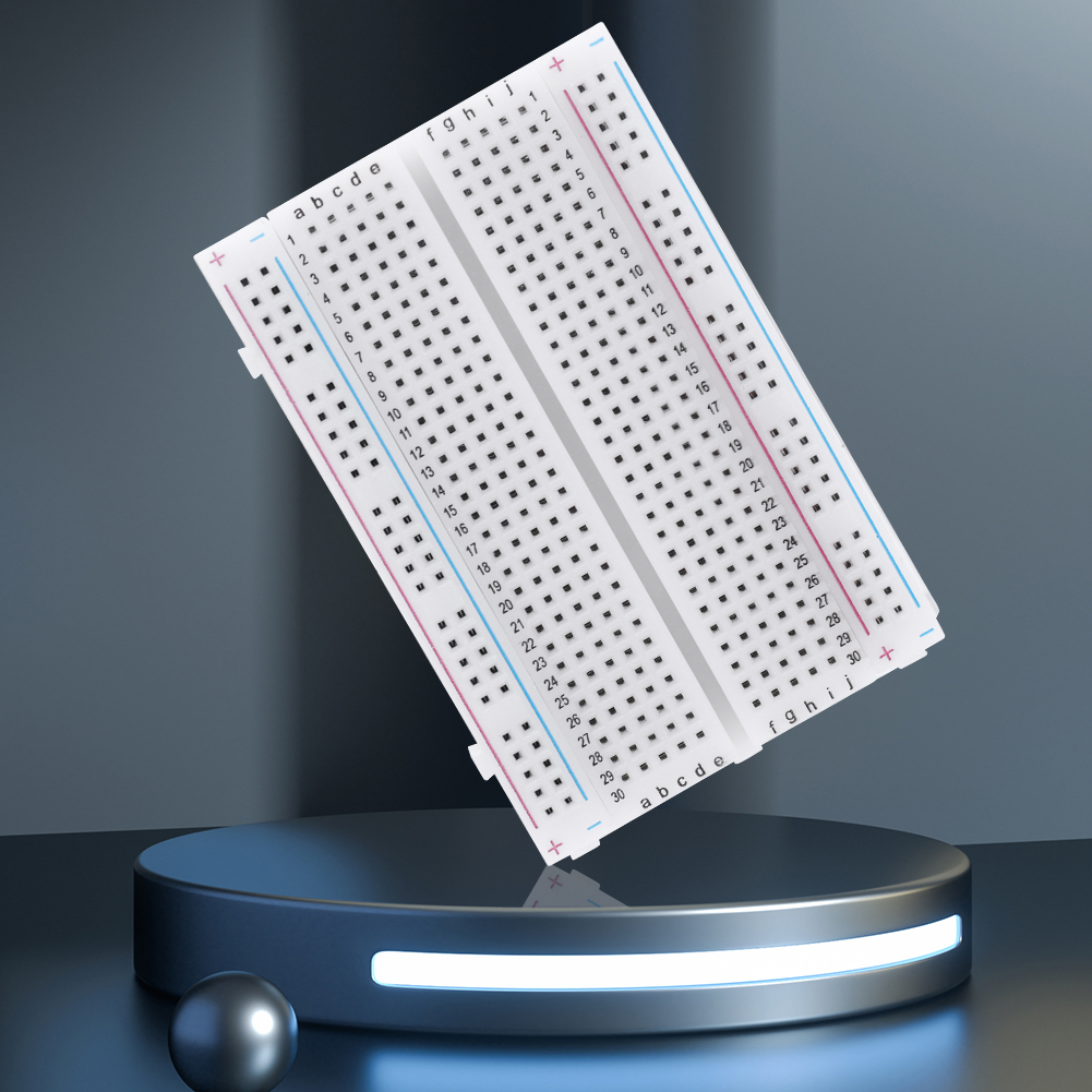 Breadboard 400 Point - 20–1 Stück 400 Verbindungspunkte, lötfreies PCB-Steckbrett,