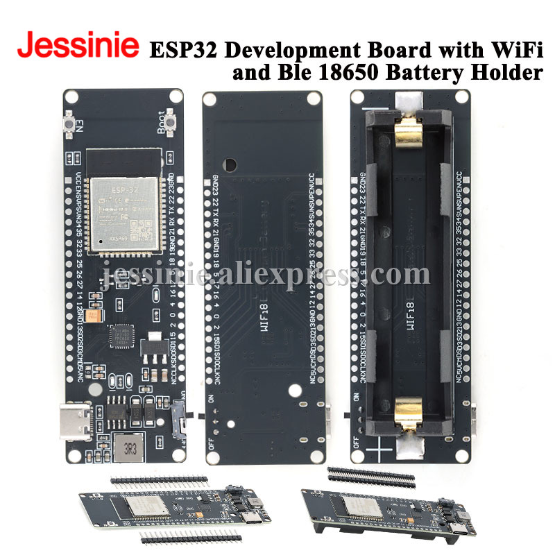 Esp32 Battery Holder Lipo - ESP32 Entwicklungsboard mit WiFi, BLE, Bluetooth-Kompatibilität,