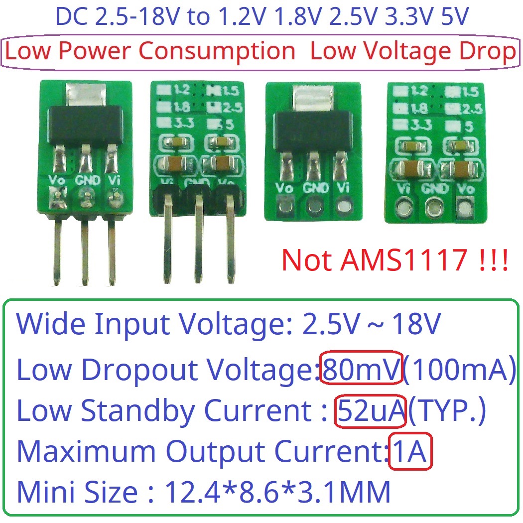 Esp32 Step Down Buck - Für Arduino ESP32 Tiny: 1A 1.2V