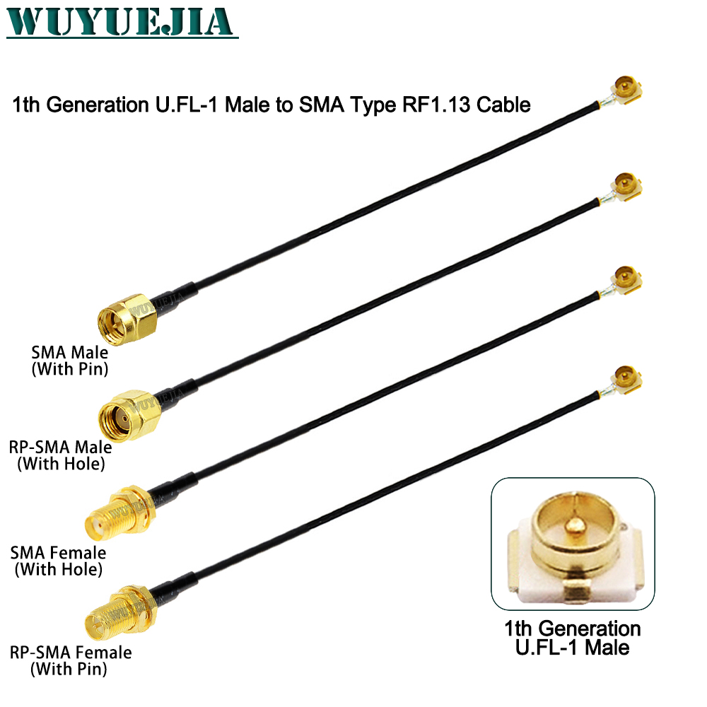 Ipex Connector - 2 Stücke SMA auf U.F.L1 Linie