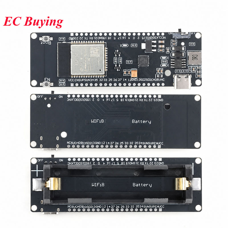 Esp32 Battery Holder Lipo - ESP32 Modul-Entwicklungsboard mit WiFi, BLE, Bluetooth-Kompatibilität,