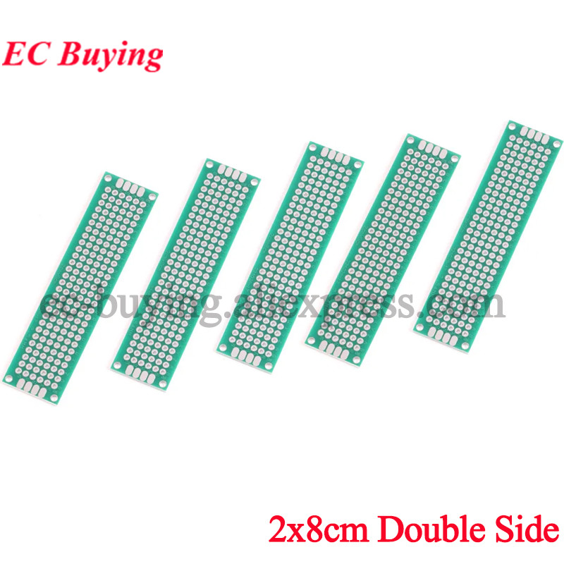 Pcb Prototyping Board - 5 stücke 2x8 cm Doppel Seite