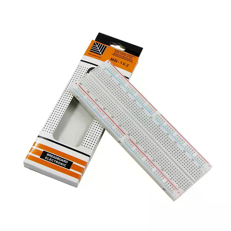 Breadboard 400 Point - Steckbrett 400 830 Punkte Lötfreies PCB-Steckbrett