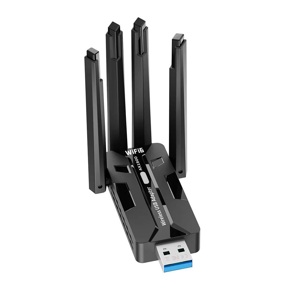 Antenna 2.4Ghz - WiFi 6 USB-Adapter 1800Mbps Dual-Band 5GHz