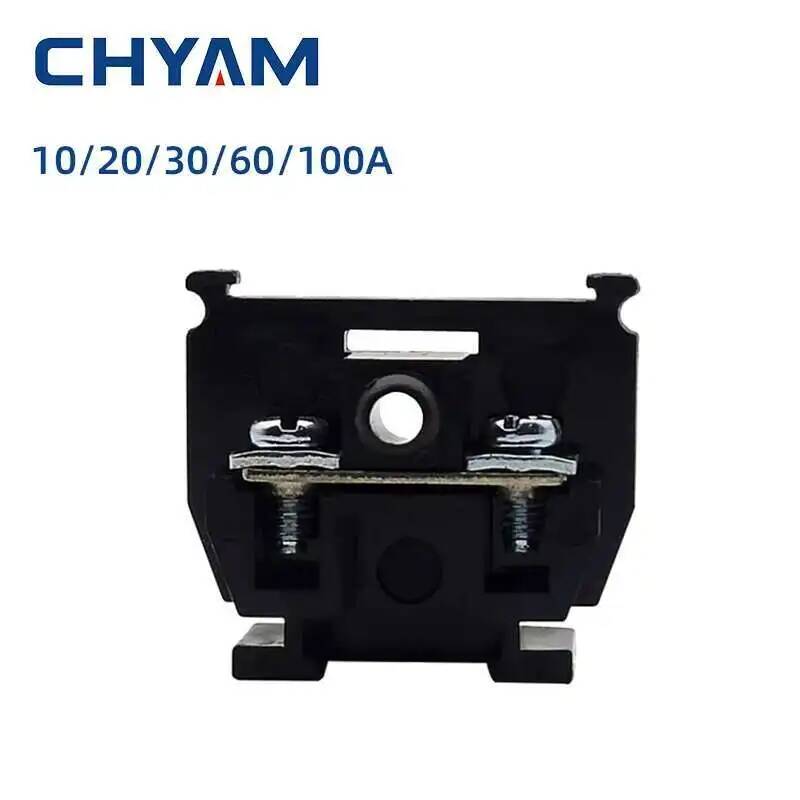 Screw Terminal Block - Klemmenblock Schwarz TBC 10/20/30/60/100A 600V Anschluss