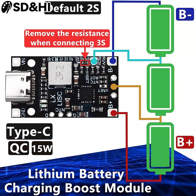 1PC Typ C 2s 3s 8,4 V 12,6 V A – Li Ion Charger Module Bewertung und Preis