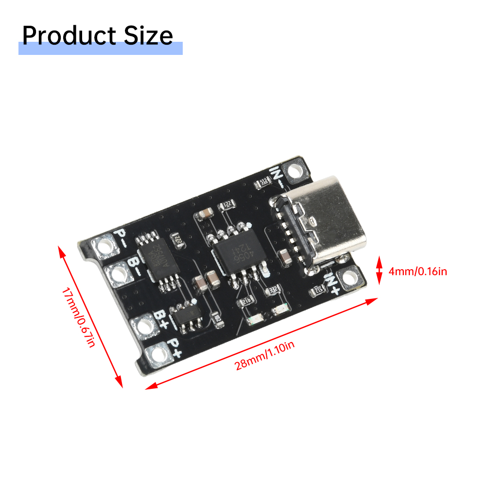 5 Stück Typ C DC 4-8V TP4056 L – Li Ion Charger Module Bewertung und Preis