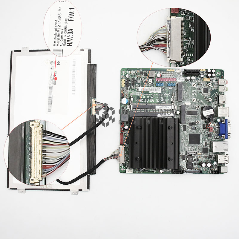 Lvds lcd panel kabel unterstüt – Ipex Connector Bewertung und Preis