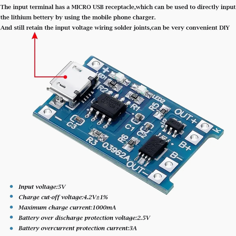 10/20 Stück 5V 1A 18650 Lithiu – Tp4056 Module Bewertung und Preis