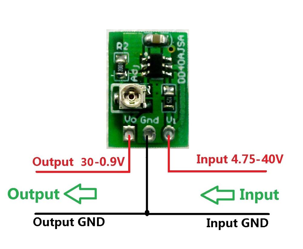 DD40AJSB 5W Mini DC Step-Down- – Ams1117 Module Bewertung und Preis