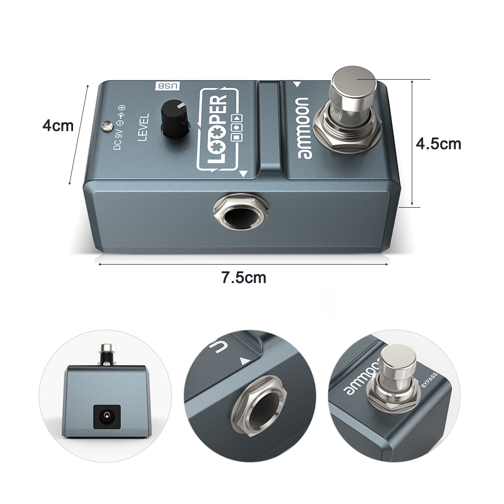 Ammoon AP-09 Nano Loop E-Gitar – Micro Usb Cable Bewertung und Preis