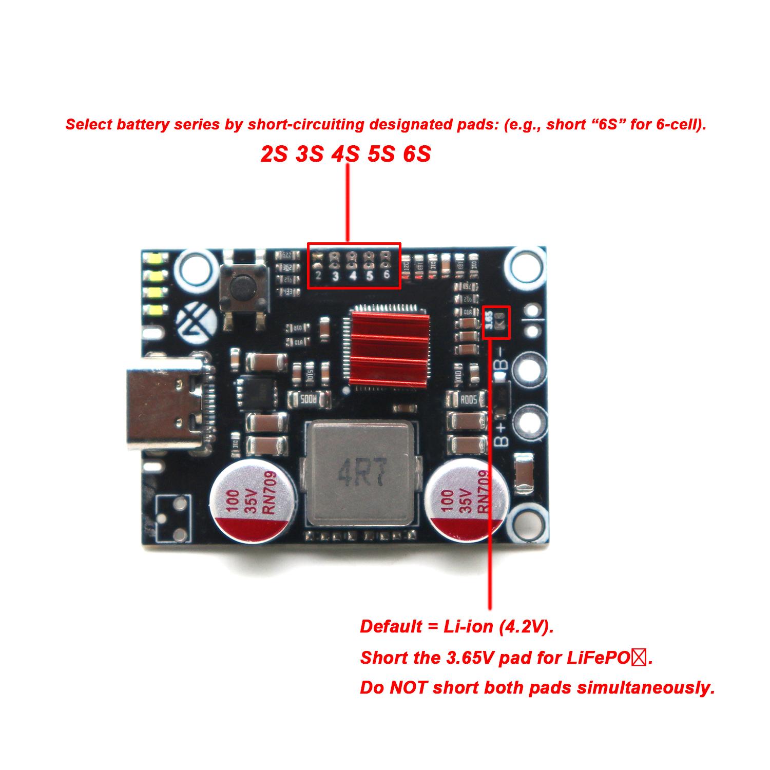 45W 2S bis 6S Powerbank PD Sch – Li Ion Charger Module Bewertung und Preis