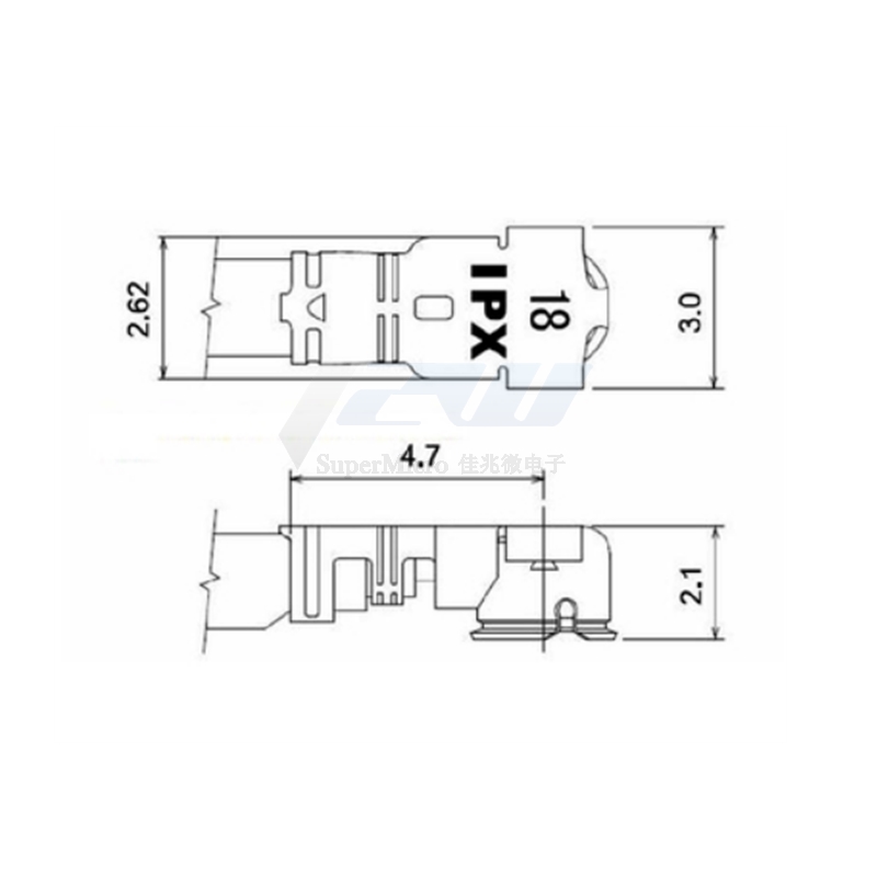 RF U.FL/IPX IPX1 UFL auf RP-SM – Ipex Connector Bewertung und Preis