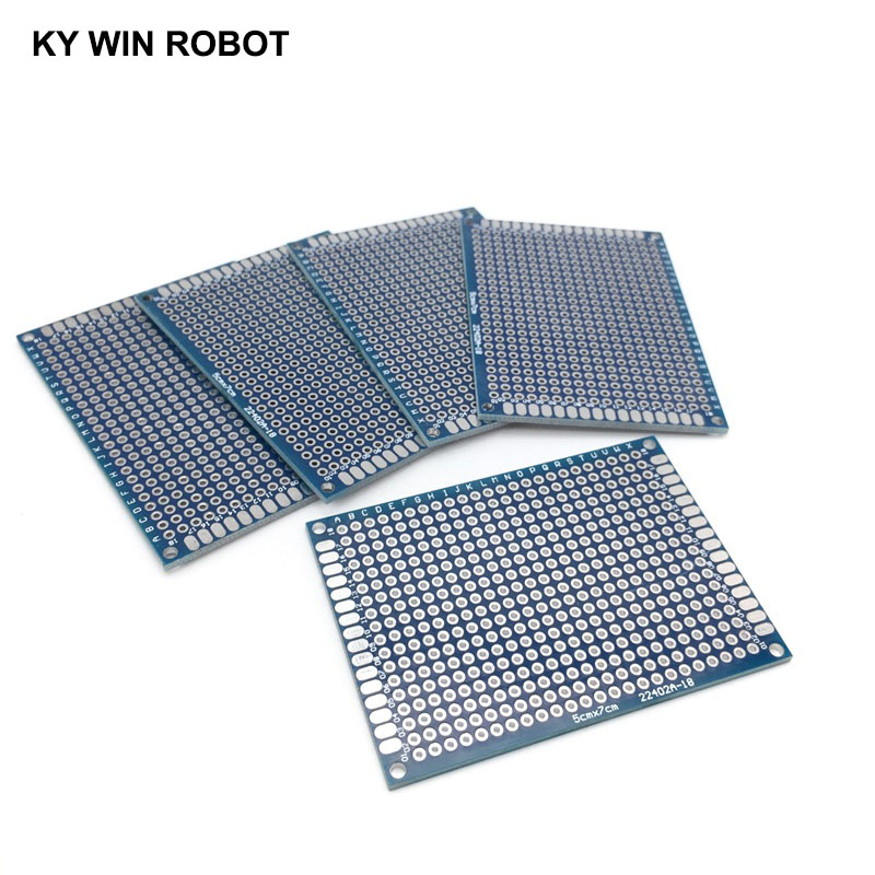 5 stücke 5x7cm 50x70mm Blau Do – Pcb Prototyping Board Bewertung und Preis