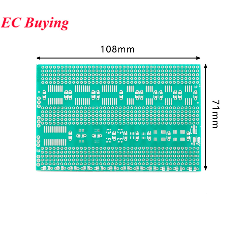 7x11cm 9x11CM Einseitig SMD Un – Pcb Prototyping Board Bewertung und Preis
