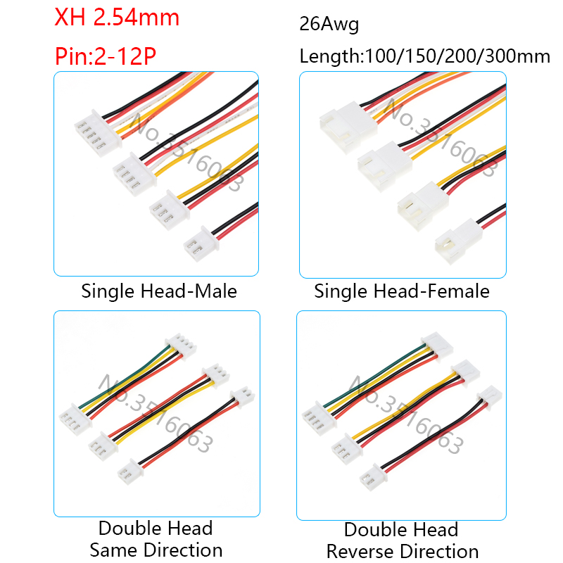 5/10Pcs XH-2,54mm Männlich/Wei – Jumper Wire Kit Bewertung und Preis