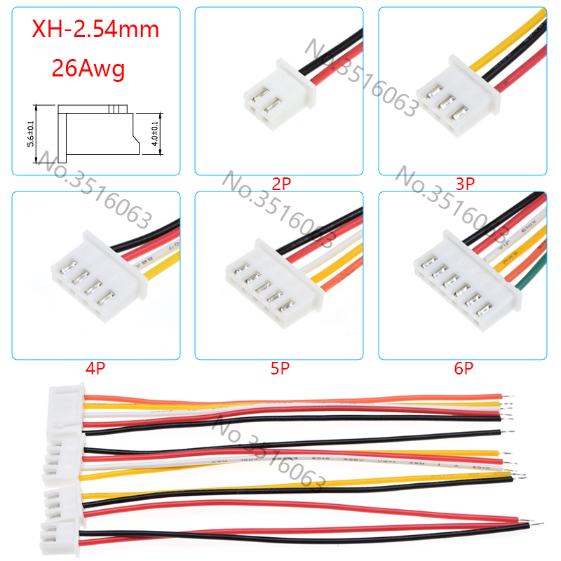 5/10Pcs XH-2,54mm Männlich/Wei – Jumper Wire Kit Bewertung und Preis
