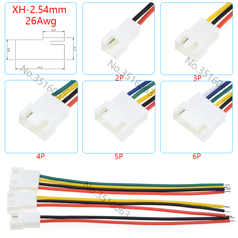 5/10Pcs XH-2,54mm Männlich/Wei – Jumper Wire Kit Bewertung und Preis