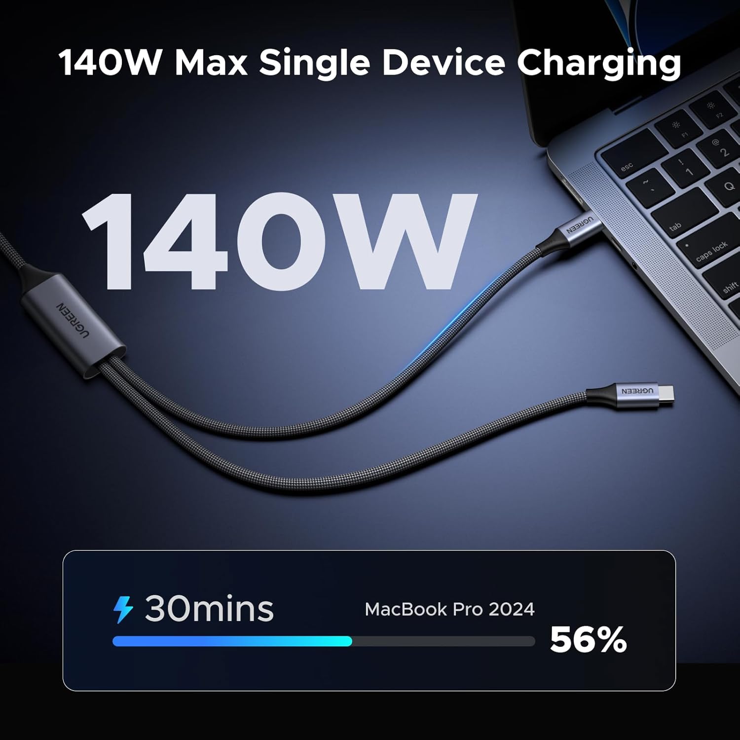 UGREEN 140 W USB-C-Kabel, 5 Fu – Usb C Cable Bewertung und Preis