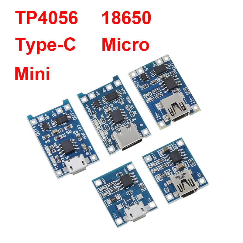 1/5PCS 5V 1A Micro/Typ-c/Mini  – Tp4056 Module Bewertung und Preis