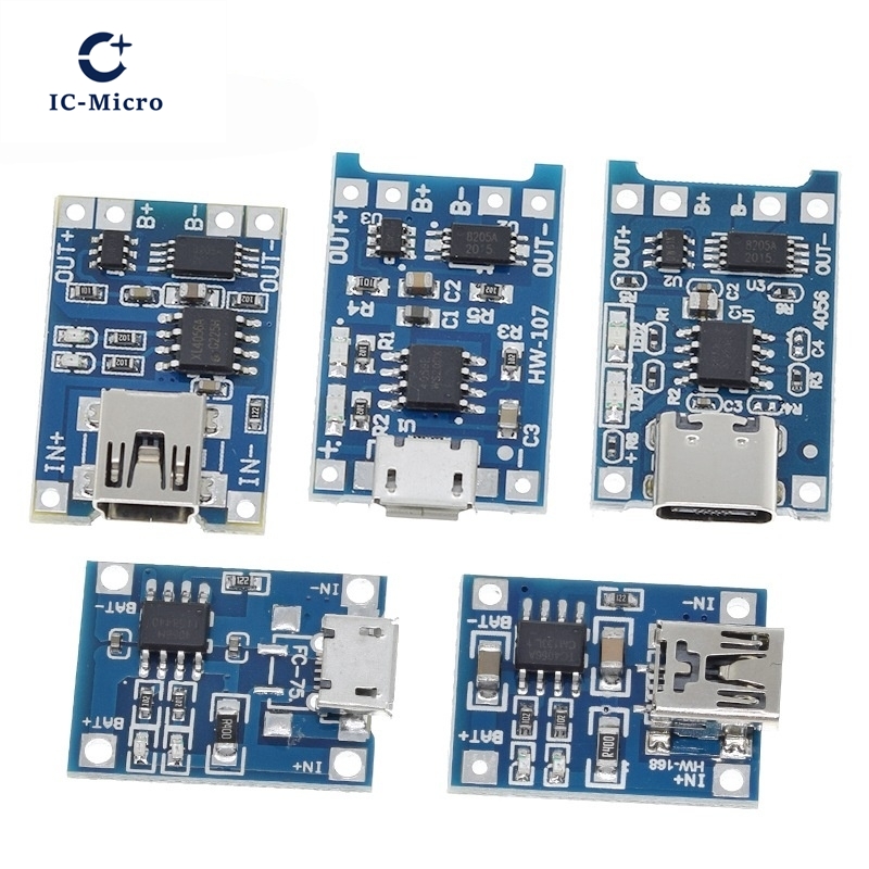 1/5PCS 5V 1A Micro/Typ-c/Mini  – Tp4056 Module Bewertung und Preis