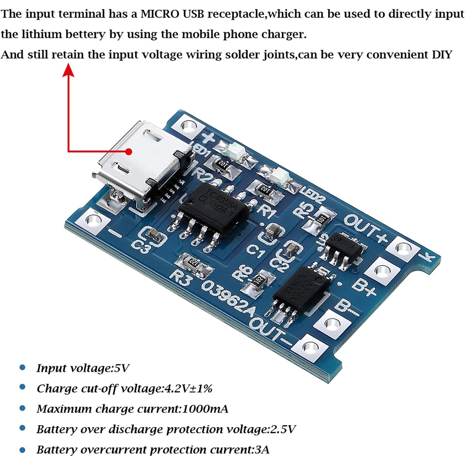 20 Stück TP4056 1A 5V Lithium- – Tp4056 Module Bewertung und Preis
