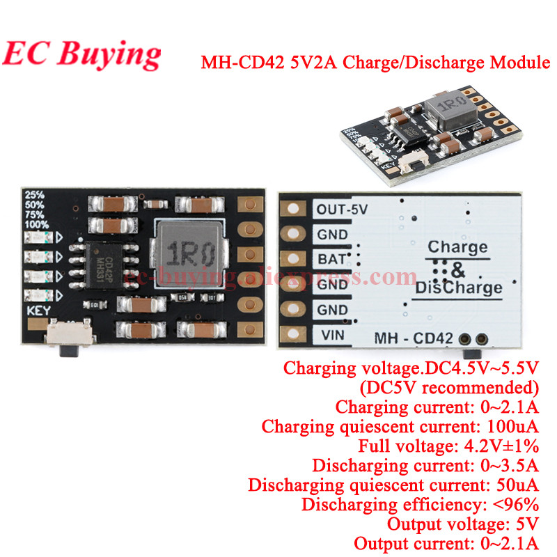 20 Stück/1 Stück MH-CD42 DC 5  – Li Ion Charger Module Bewertung und Preis