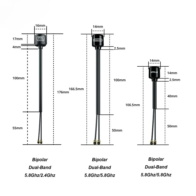 Flywoo Bipolare Dual-Band 5.8G – Antenna 2.4Ghz Bewertung und Preis