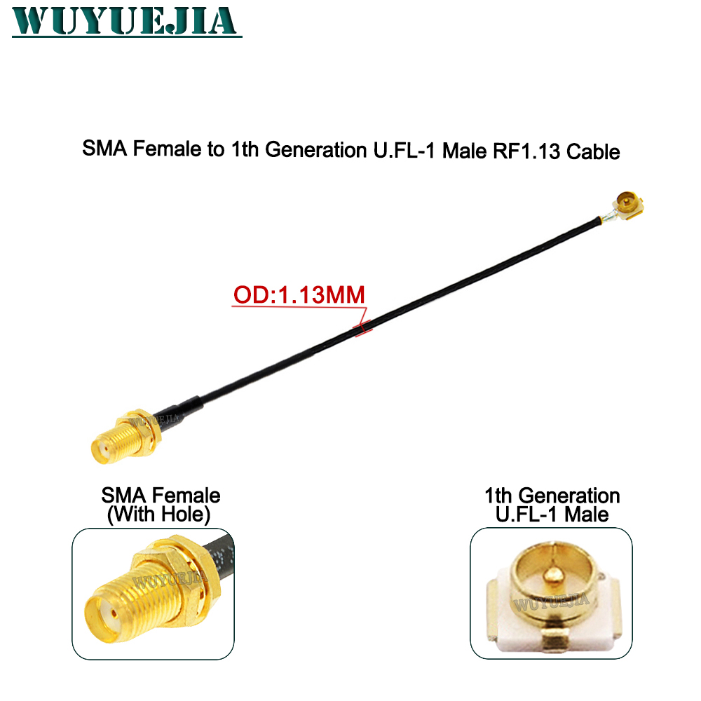 2 Stücke SMA auf U.F.L1 Linie  – Ipex Connector Bewertung und Preis