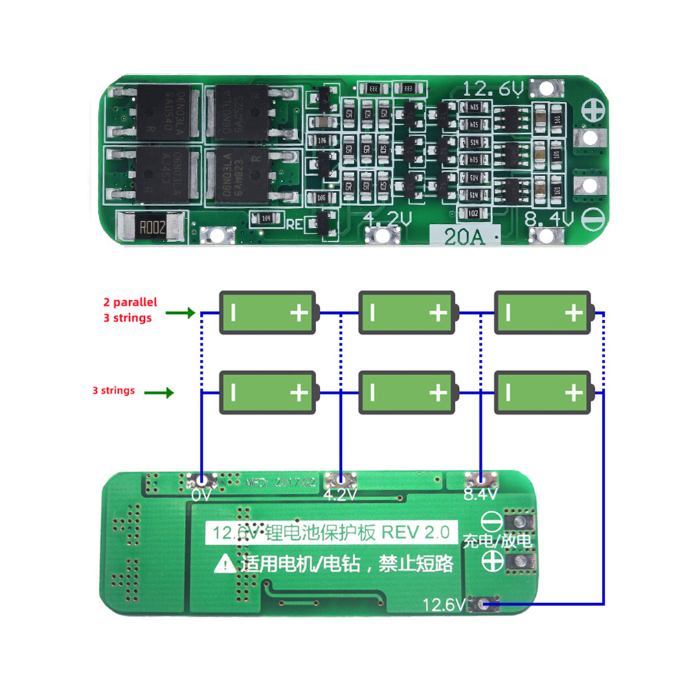 3S 20A Li-Ion Lithium Batterie – Li Ion Charger Module Bewertung und Preis