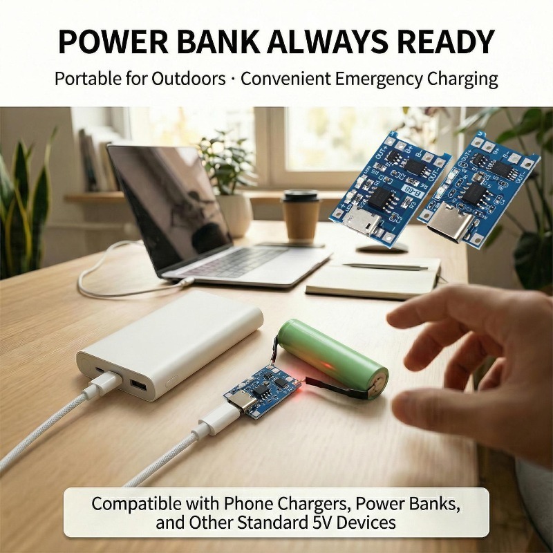 5V 3A Micro/Type-C/Mini 18650  – Li Ion Charger Module Bewertung und Preis