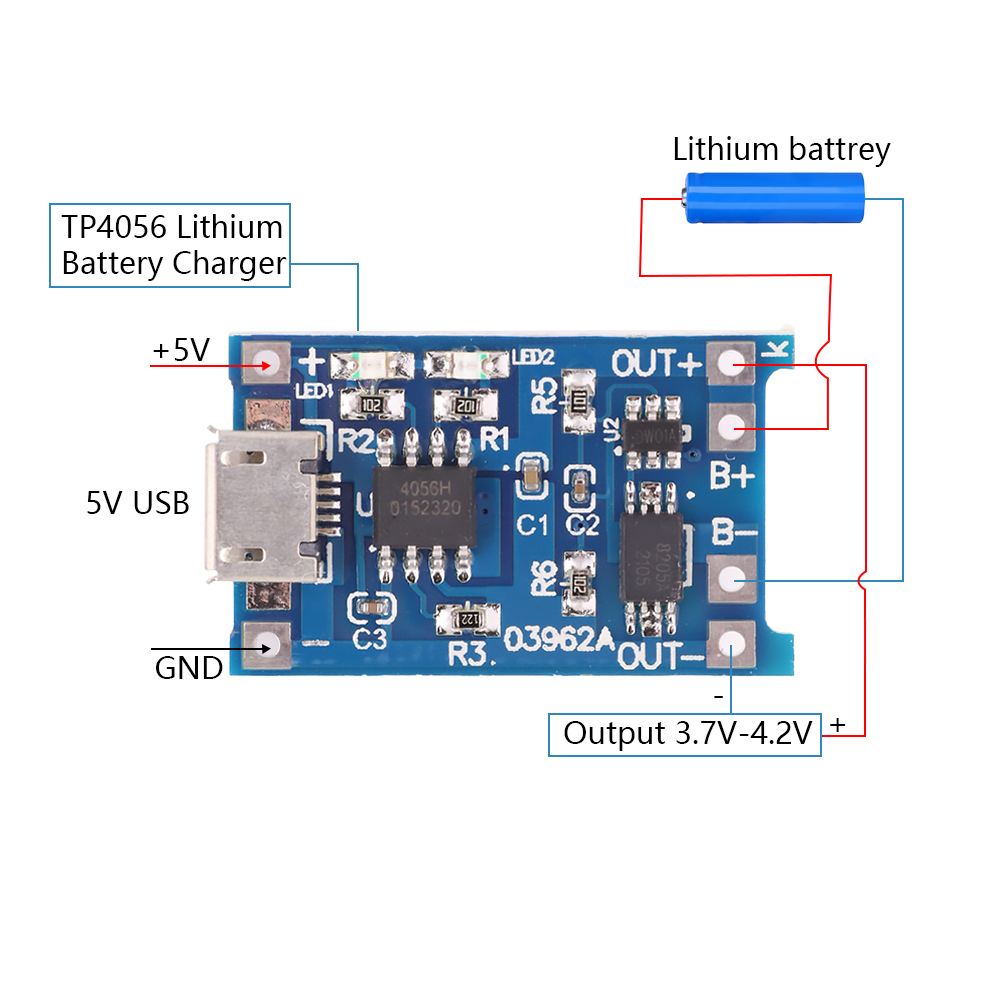 /10pcs Typ-C/Micro/Mini USB 5V – Tp4056 Module Bewertung und Preis