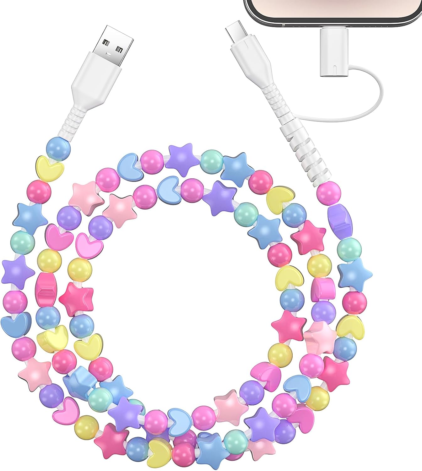 Perlen-Ladekabel, Ladekabel US – Usb C Cable Bewertung und Preis