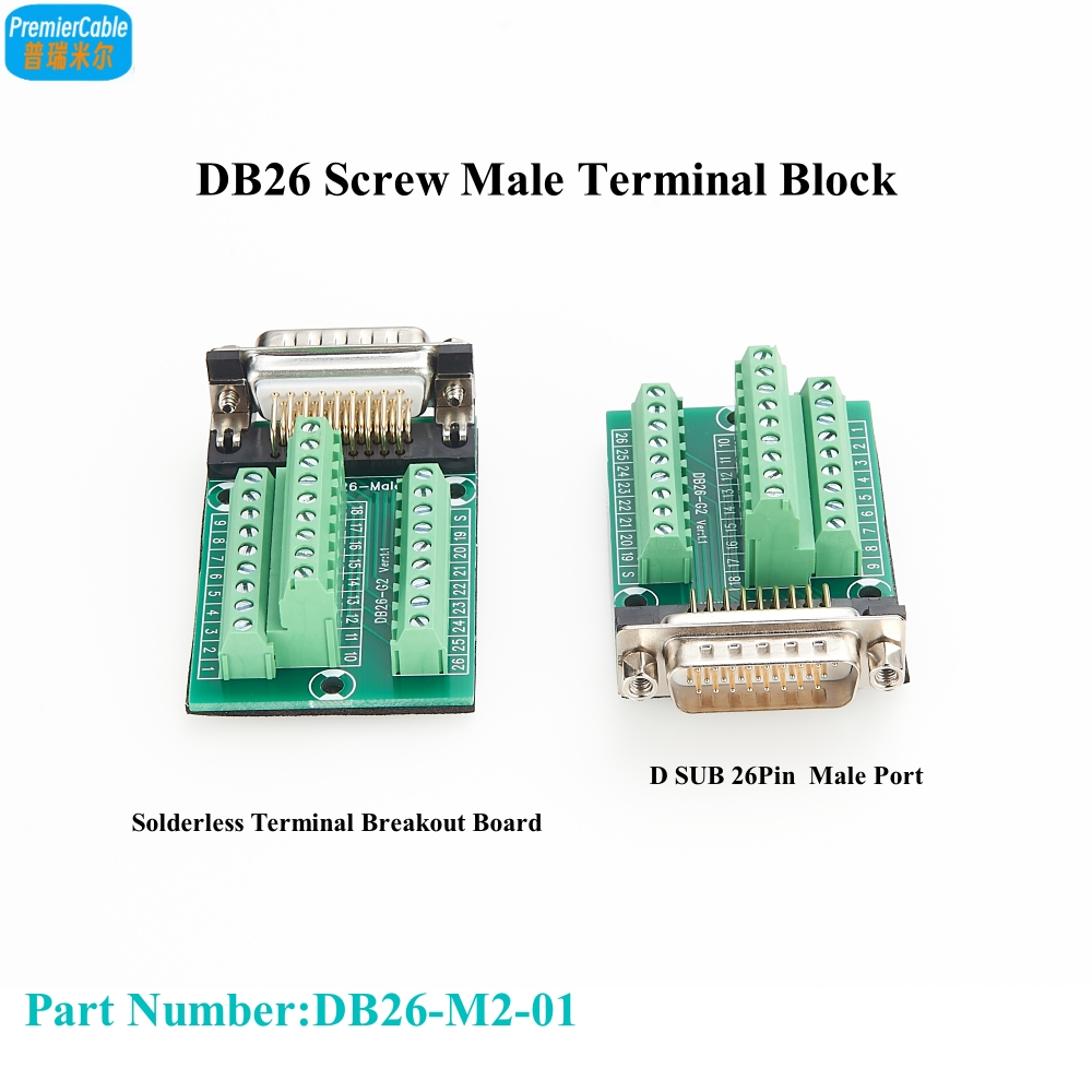 DB26 Stecker auf Klemmenblock, – Screw Terminal Block Bewertung und Preis