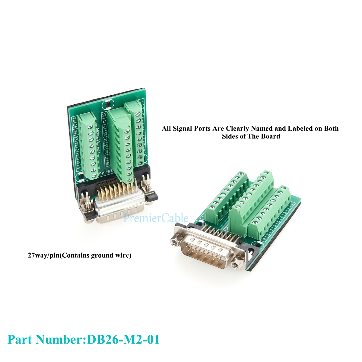 DB26 Stecker auf Klemmenblock, – Screw Terminal Block Bewertung und Preis