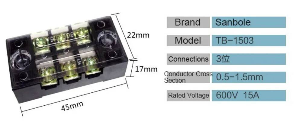 10 Stück zweireihige Kupfer-Sc – Screw Terminal Block Bewertung und Preis