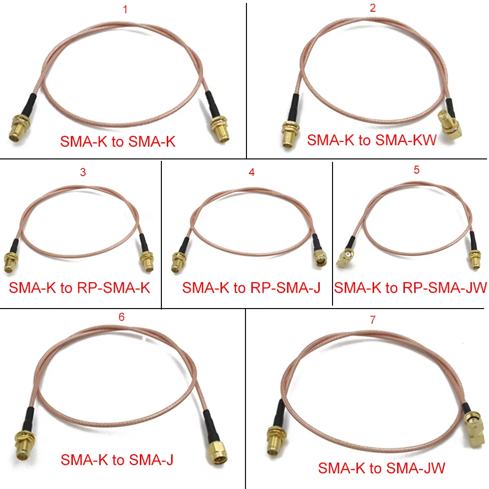 RG316 SMA zu SMA/RP SMA Stecke – Jumper Wire Kit Bewertung und Preis