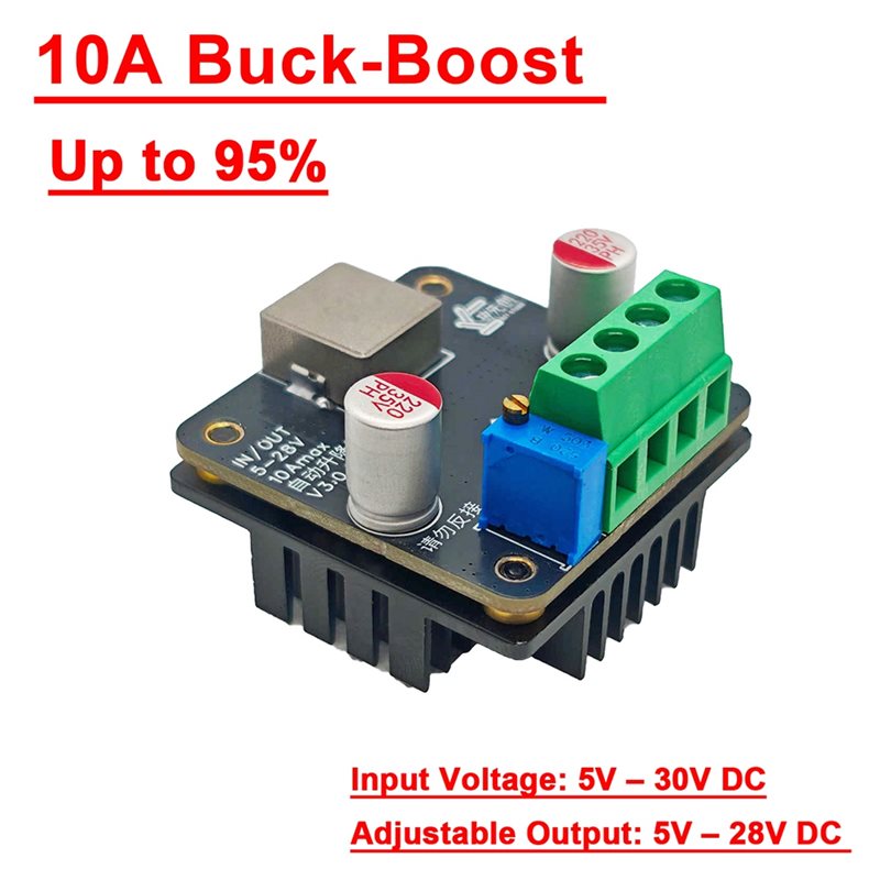 [B24B!】 10A DC-DC 5V-28V Buck- – Boost Converter Bewertung und Preis