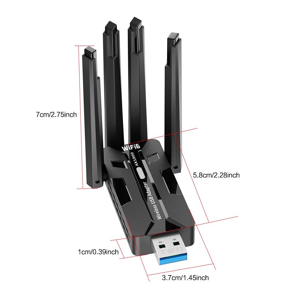 WiFi 6 USB-Adapter 1800Mbps Du – Antenna 2.4Ghz Bewertung und Preis