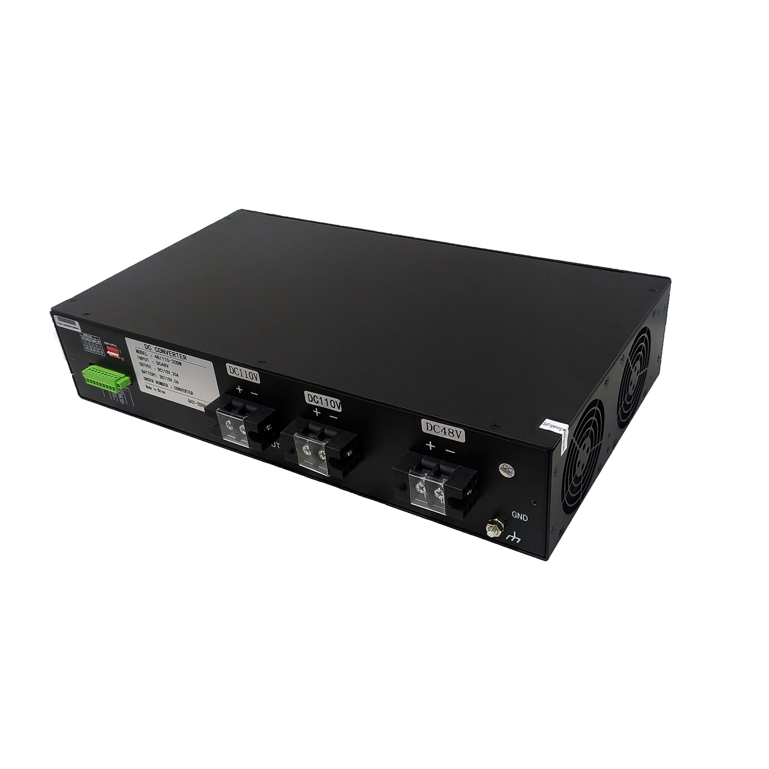 Heißer 24V 110V 19-Zoll Rack-M – Dc Dc Converter Bewertung und Preis