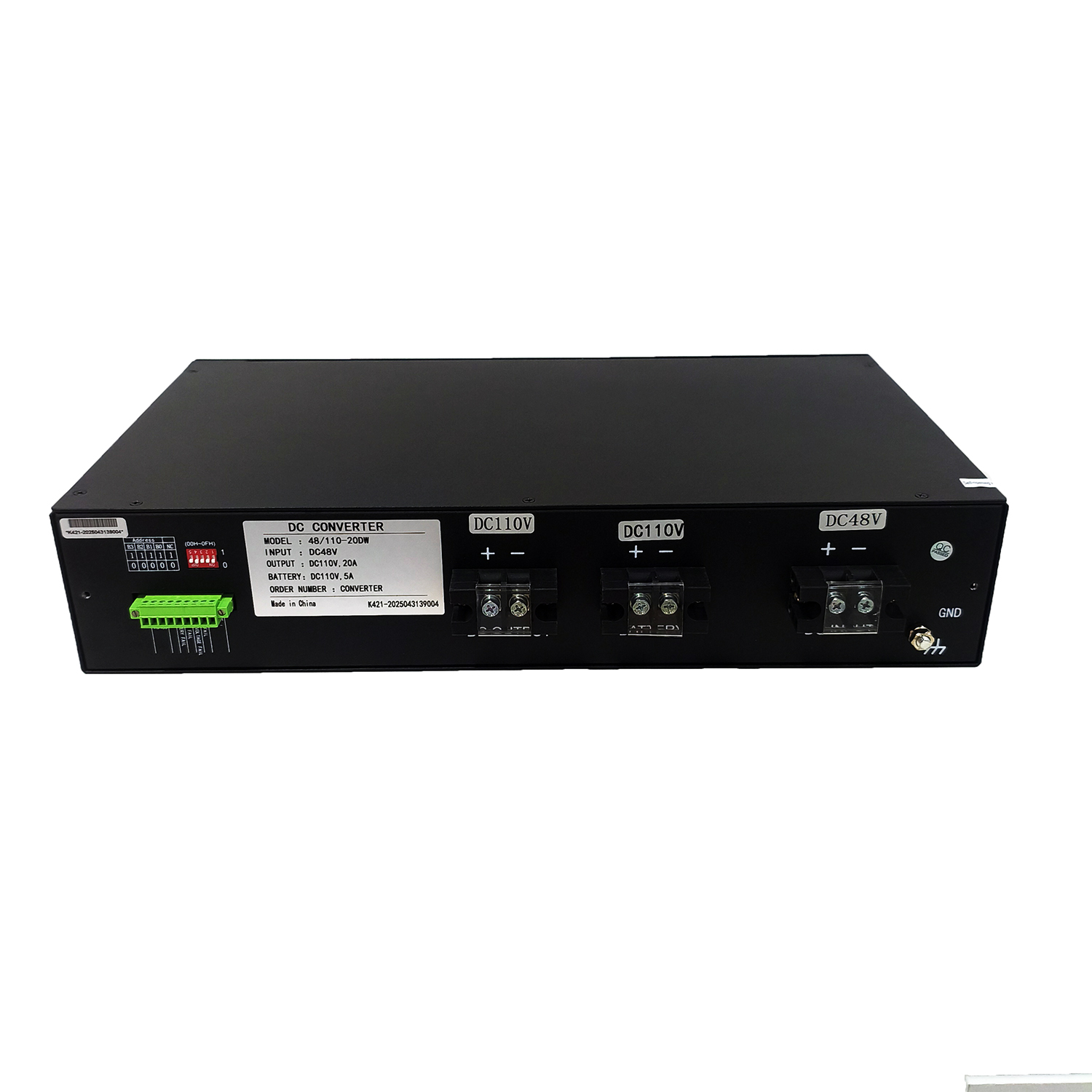 Heißer 24V 110V 19-Zoll Rack-M – Dc Dc Converter Bewertung und Preis